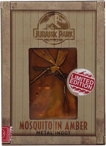 Jurassic Park Mosquito in Amber Collector's Metal Ingot in Saudi Arabia