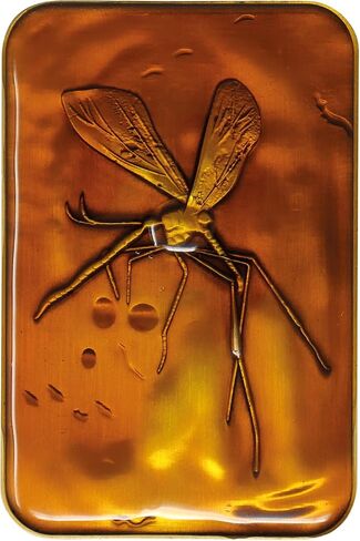 Jurassic Park Mosquito in Amber Collector's Metal Ingot in Saudi Arabia
