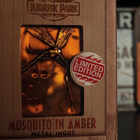 Jurassic Park Mosquito in Amber Collector's Metal Ingot in Saudi Arabia