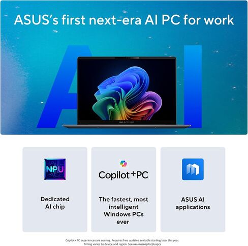 ASUS Expertbook P5 Copilot+ PC AI Laptop ، Intel® Core ™ Ultra 5 Processor 226V ، 16GB RAM ، 512GB SSD ، WiFi 6E ، Windows 11 Pro ، Misty Gray ، P5405CSA-XH54 in Saudi Arabia