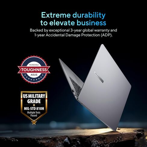 ASUS Expertbook P5 Copilot+ PC AI Laptop ، Intel® Core ™ Ultra 5 Processor 226V ، 16GB RAM ، 512GB SSD ، WiFi 6E ، Windows 11 Pro ، Misty Gray ، P5405CSA-XH54 in Saudi Arabia