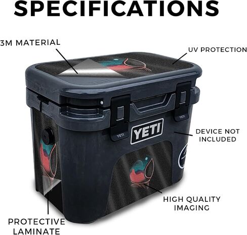 لامع لامعة الجلد متوافق مع yeti roadie 15 هارد مبرد - مغامرة الفضاء - قسط 3M فينيل غلاف الالتفاف غلاف ملصق - من السهل تطبيق | مصنوع في الولايات المتحدة الأمريكية من قبل Mayyskins in Saudi Arabia
