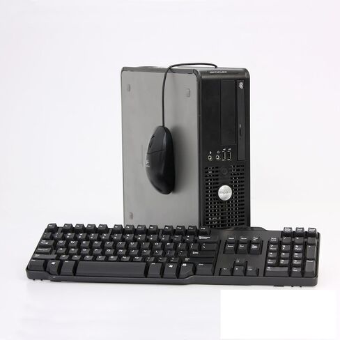 Fast Dell Optiplex Windows 10 كمبيوتر سطح المكتب CORE 2 DUO 4GB RAM DVD ، 17 "(علامات تجارية تختلف) LCD ، الماوس الجديد ، لوحة المفاتيح ومحول WiFi- حزمة كمبيوتر سطح المكتب in Kuwait