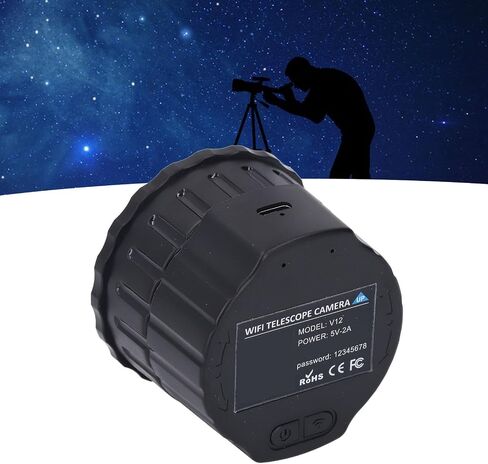 Wi Fi Telescope Camera, Cordless Electronic Eyepiece, 2K Video Recording & 24MP Photo for 24mm-50mm Scopes, for Astrophotography, Bird Watching (32GB) in Saudi Arabia