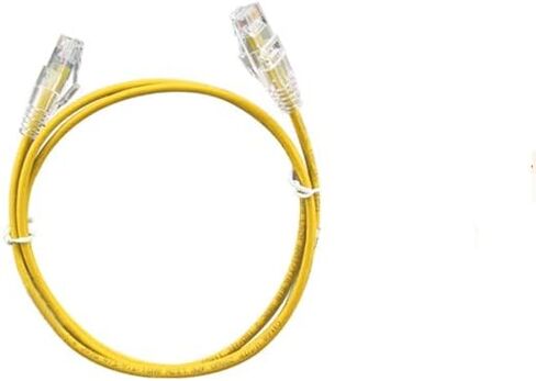 Category 6 Gigabit Extremely Fine Cable CAT6 High Speed Fine Cable Network Broadband Cable Multi-Strand Gigabit Category 6 Patch Cable Yellow : 25 Meters in Saudi Arabia