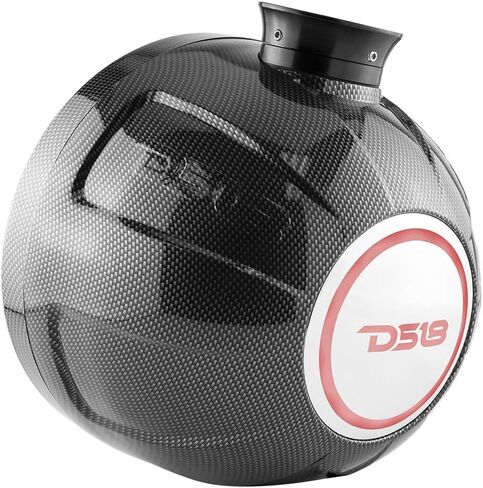 DS18 CF -PS8 مكبرات صوت أبراج الأبواب ذات الاتجاهين مع أضواء RGB متكاملة - 375 كحد أقصى - مثالية للسماء النفاثة ، مثالية لـ ATV ، UTV ، Jeep ، جنبًا إلى جنب ، البحرية ، RZR (متجددة) in Saudi Arabia