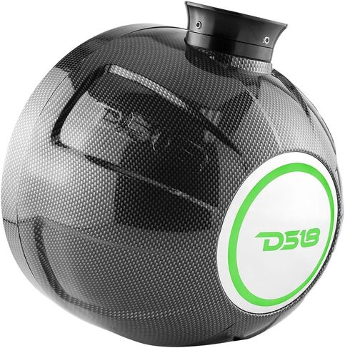 DS18 CF -PS8 مكبرات صوت أبراج الأبواب ذات الاتجاهين مع أضواء RGB متكاملة - 375 كحد أقصى - مثالية للسماء النفاثة ، مثالية لـ ATV ، UTV ، Jeep ، جنبًا إلى جنب ، البحرية ، RZR (متجددة) in Saudi Arabia