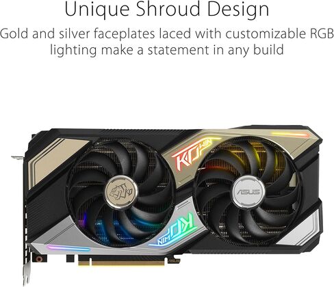 ASUS KO NVIDIA GeForce RTX 3060 V2 OC Edition 12GB GDDR6 Gaming Graphics Card (PCIe 4.0, 12GB GDDR6 memory, LHR, HDMI 2.1, DisplayPort 1.4a, Axial-tech Fan Design, 0dB technology, Enduring capacitors) in Kuwait