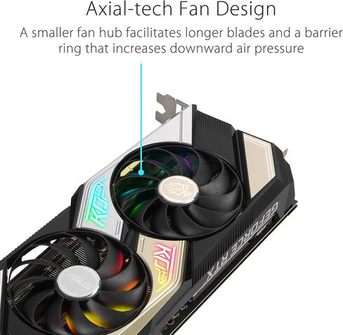 ASUS KO NVIDIA GeForce RTX 3060 V2 OC Edition 12GB GDDR6 Gaming Graphics Card (PCIe 4.0, 12GB GDDR6 memory, LHR, HDMI 2.1, DisplayPort 1.4a, Axial-tech Fan Design, 0dB technology, Enduring capacitors) in Kuwait