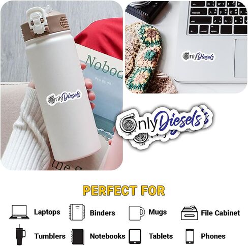 3Pcs Only Diesels Sticker Diesel Truck Turbo Repairman Gift for Mechanics Truck Drivers OnlyDiesels Hard Hat Only Diesel Stickers Blue Collar Car Decal for Laptop Water Bottle Toolbox Phone Case 3" in Kuwait