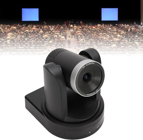 Conference Room Camera System, 4K 12X Optical Zoom USB3.0 IP PTZ Camera with Auto Tracking and 255 Presets, Webcam for Online Meetings Lectures (US Plug) in Saudi Arabia