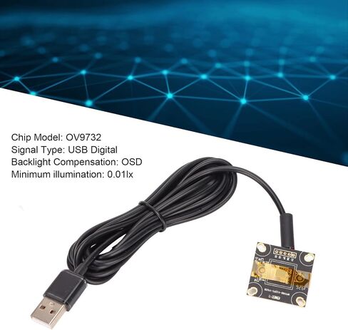 وحدة كاميرا Yunir USB الرقمية ، توصيل وتشغيل لوحة الكاميرا 720p HD مع رقاقة OV9732 ، مكون كاميرا ثنائي الفينيل متعدد الكلور in Saudi Arabia