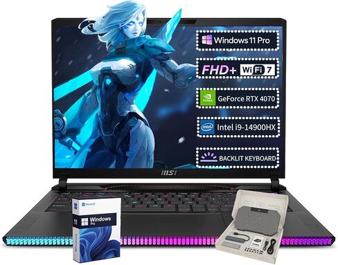 MSI RAIDER GE68HX GAMING LAPTOP • GEFORCE RTX 4070 8GB GDDR6 • Intel 24-CORE I9-14900HX • 16 " in Saudi Arabia