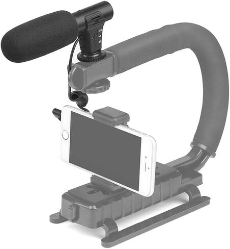 Camera Video Microphone DSLR Interview Cardioid Directional Camcorder External Microphones for Recording 3.5mm Interface in Saudi Arabia