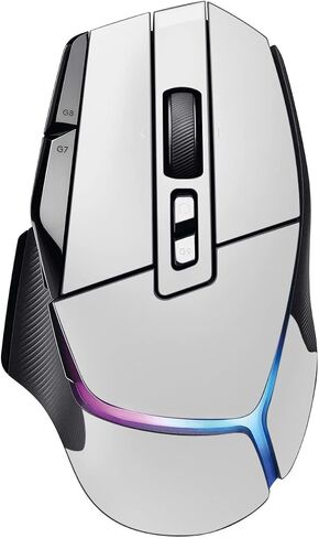 Mayyskins Skin متوافق مع Logitech G502 X Plus - أبيض صلب | غلاف الالتفاف الواقي ، الدائم ، والفريد من نوعه | من السهل تطبيق الأنماط وإزالتها وتغييرها | صنع في الولايات المتحدة in Kuwait