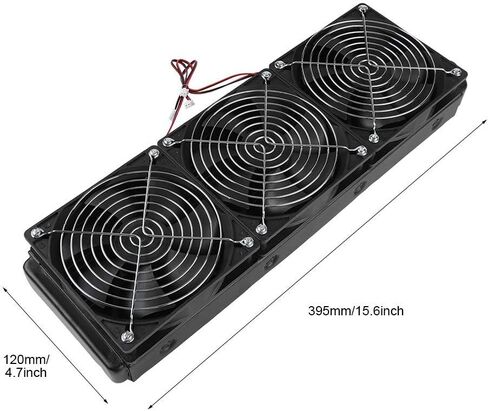 CPU Water Cooling Radiator,G1/4 Thread Heat Row Radiator with Fan,360mm Pure Aluminum CPU Water Cooler with 18 Tubes for Computer CPU Water-Cooled,Industrial Variable Frequency Drive in Saudi Arabia