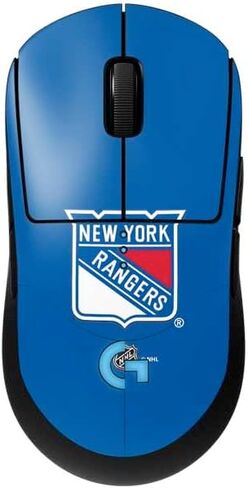 Skinit Decal بشرة أخرى متوافقة مع G Pro Wireless Gaming Mouse - NHL NHL New York Rangers التصميم المتعثر in Kuwait
