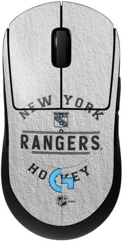 Skinit Decal بشرة أخرى متوافقة مع G Pro Wireless Gaming Mouse - NHL NHL New York Rangers التصميم المتعثر in Kuwait