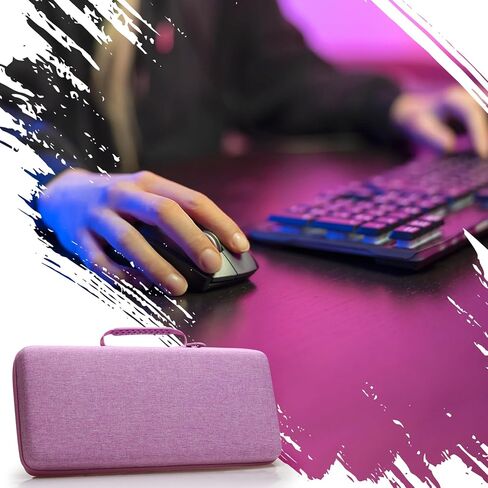 XANAD Hard Case for Logitech G915 TKL, G PRO Keyboard, G PRO X TKL 80% 87 Key Computer Keyboard - Black in Saudi Arabia