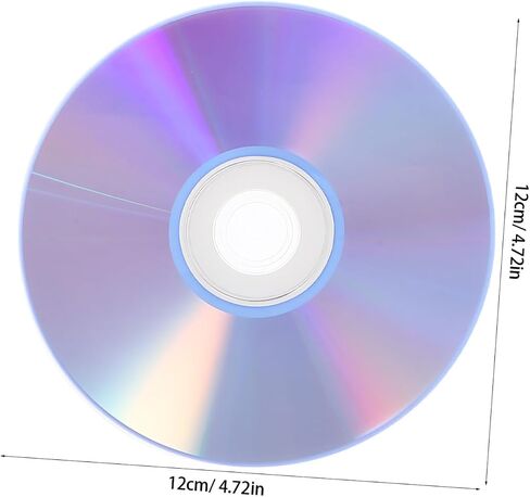 Toyvian 2PCS DVD فارغة: أقراص صوتية CD/DVD فارغة للموسيقى وتسجيل الهاتف - متوافق مع أجهزة متعددة للحفاظ على البيانات in Saudi Arabia