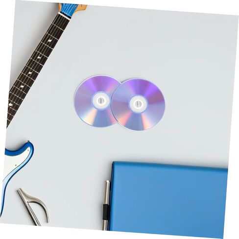Toyvian 2PCS DVD فارغة: أقراص صوتية CD/DVD فارغة للموسيقى وتسجيل الهاتف - متوافق مع أجهزة متعددة للحفاظ على البيانات in Saudi Arabia