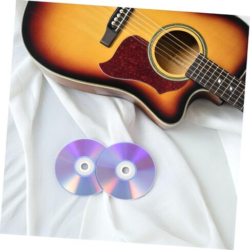 Toyvian 2PCS DVD فارغة: أقراص صوتية CD/DVD فارغة للموسيقى وتسجيل الهاتف - متوافق مع أجهزة متعددة للحفاظ على البيانات in Saudi Arabia