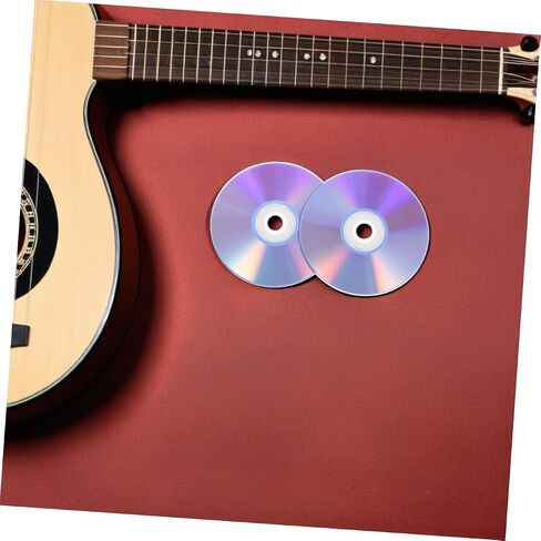 Toyvian 2PCS DVD فارغة: أقراص صوتية CD/DVD فارغة للموسيقى وتسجيل الهاتف - متوافق مع أجهزة متعددة للحفاظ على البيانات in Saudi Arabia