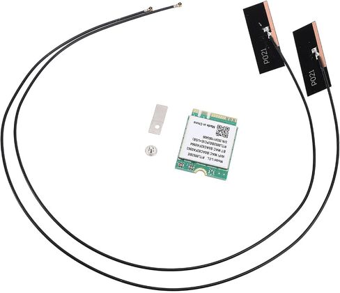 M.2 WiFi Card RTL8852BE WiFi6 1800Mbps Dual Band 2.4GHz/5GHz BT5. MUMIMO Compatible (External Antennae) in Saudi Arabia