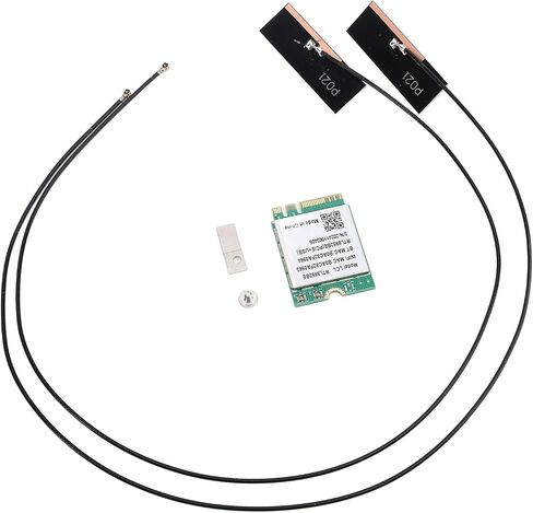 M.2 WiFi Card RTL8852BE WiFi6 1800Mbps Dual Band 2.4GHz/5GHz BT5. MUMIMO Compatible (External Antennae) in Saudi Arabia