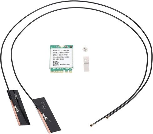 M.2 WiFi Card RTL8852BE WiFi6 1800Mbps Dual Band 2.4GHz/5GHz BT5. MUMIMO Compatible (External Antennae) in Saudi Arabia
