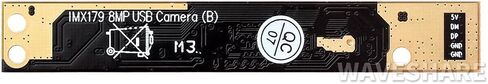 Waveshare IMX179 8MP USB Camera Module ، Auto Focusing ، منفذ USB2.0 ، حقل عرض 75 درجة (FOV) in Saudi Arabia