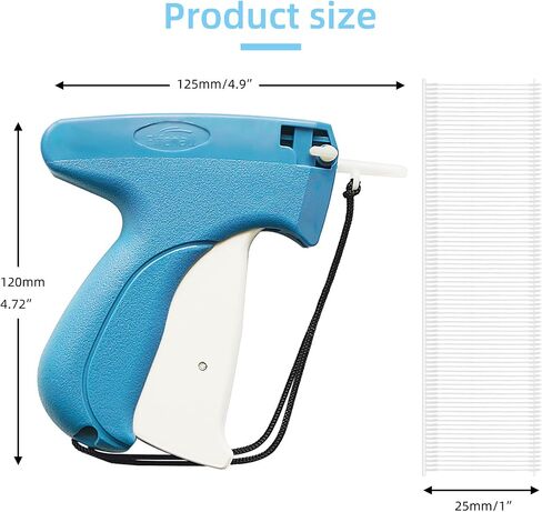 2006pcs Tagging Gun for Clothing, Price Tag Attacher Gun Kit for Clothes Labeler, Clothes Tagging Applicator Gun Set with 1600 1-in Barbs Fasteners, 400 Clothing Labels and 6 Steel Needles in Saudi Arabia