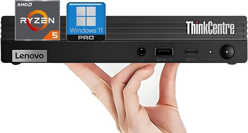 Lenovo ThinkCentre M75Q Business Mini Desktop Computer ، AMD Ryzen 5 Pro (حتى 4.40 جيجا هرتز) ، ذاكرة وصول عشوائي 32 جيجا بايت ، 1 تيرابايت SSD ، التصميم المتطرف ، الدعم 2-Monitor 4K ، WiFi 6 ، Keyboard & Mouse ، Windows 11 Pro Pro in Kuwait