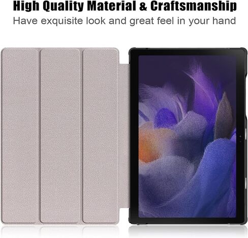 Case for Samsung Galaxy Tab A8 10.5-Inch (2022), Slim Lightweight Stand Cover with Auto Wake/Sleep for Galaxy Tab A8 (SM-X200/X205/X207) Black in Saudi Arabia