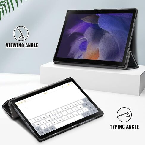 Case for Samsung Galaxy Tab A8 10.5-Inch (2022), Slim Lightweight Stand Cover with Auto Wake/Sleep for Galaxy Tab A8 (SM-X200/X205/X207) Black in Saudi Arabia