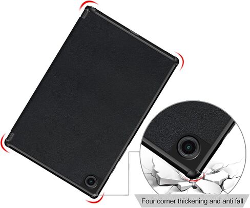Case for Samsung Galaxy Tab A8 10.5-Inch (2022), Slim Lightweight Stand Cover with Auto Wake/Sleep for Galaxy Tab A8 (SM-X200/X205/X207) Black in Saudi Arabia