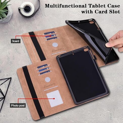 حالة Lenovo Tab M10 HD 2nd Gen 10.1 بوصة 2020 CASE (TB -X306F/X306X) ، PU Leather Folio Flip Case with Card Solts Flastic for Lenovo Tab M10 HD Tablet - Diamond Butterfly in Kuwait