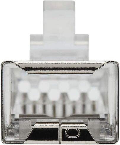 Tripp Lite CA6 RJ45 PASS-ORUGHT UTP Modular Plug 100 Pack (N232-100-UTP) in Saudi Arabia