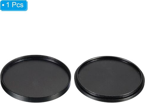 49mm Lens Cap, Camera Lens Cap Cover Universal Front Metal Lens Filter Stacks Cap Protective Case for 49mm Camera Circular Polarizing Fader ND Filter, Black in Saudi Arabia