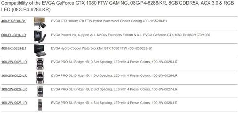 EVGA Geforce GTX 1080 FTW Gaming ACX 3.0 ، 8GB GDDR5X ، RGB LED ، مروحة 10 سم ، 10 مراحل طاقة ، BIOS مزدوجة ، بطاقة DX12 OSD (PXOC) بطاقة الرسومات 08G-P4-6286-KR (متجددة) in Saudi Arabia