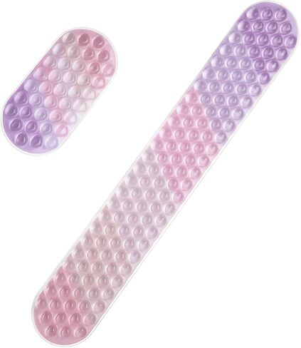 Mosiso Gel Wrist Rest Prest for Mouse Pad & Keyboard Set ، لوحة مفاتيح التدليك المريحة ومجموعة وسادة الماوس ، وتخفيف الألم غير القابل للانزلاق والجلد البارد الناعم وسادة الكتابة للمنزل/المكتب ، والأرجواني والوردي التدرج in Kuwait