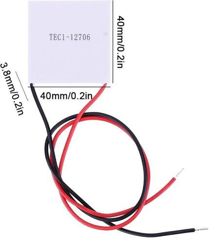 TEC1-12706 Thermoelectric Cooler Peltier 40 * 40MM 12V 5.8A Peltier Semiconductor Refrigeration Tablets Peltier Elemente Module(10PCS) in Saudi Arabia