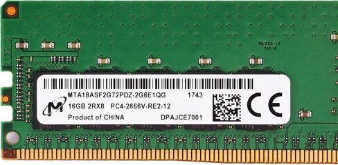 Micron 16GB PC4-2666V-R DDR4 مسجل ECC 2RX8 الذاكرة MTA18ASF2G72PDZ-2G6E1QG in Kuwait