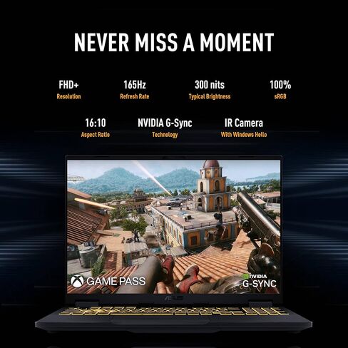ASUS TUF Gaming F16 Laptop ، NVIDIA RTX 5060 (BEAT RTX 4070) ، Intel 14th Core I7-14650HX ، 16 "1920x1200 FHD + 165Hz Anti-Glare LCD ، WIFI 6E ، 64 GB DDR5 ، 2 TB SSD + 1 TB UFD in Saudi Arabia