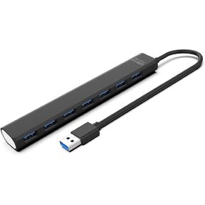 USB 3.0 7-Port USB Hub High Speed 5Gbps 3.0 Hub Splitter USB-Hub for Laptop and Desktop in Saudi Arabia