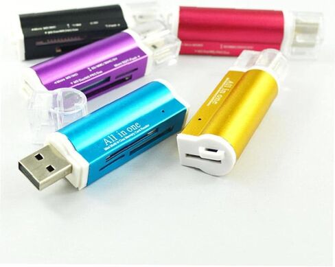 Hub Card Memory Adapter Hub لبطاقات ADAPTER لبطاقات الفلاش متعدد الوظائف للبطاقات في وقت واحد in Saudi Arabia