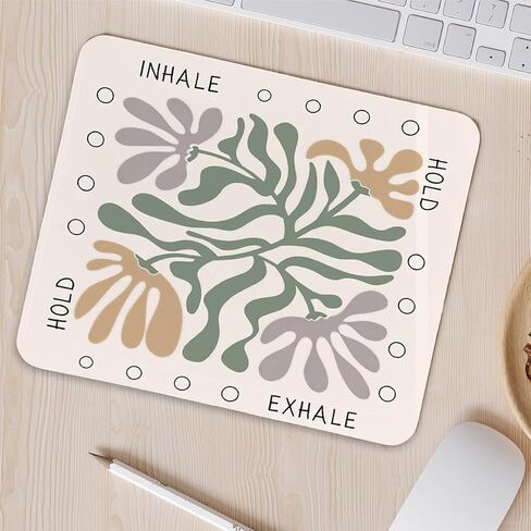 Anxiety Relief Items,Coquette Trendy Bow Mouse Pad,Cute Mental Health Gifts for Desk Home Office Gaming Working,Wrist Rests Non-Slip Rubber Base Computer Mouse Pads,9.5 x 7.9 Inch in Kuwait