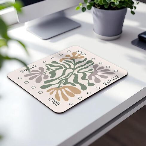 Anxiety Relief Items,Coquette Trendy Bow Mouse Pad,Cute Mental Health Gifts for Desk Home Office Gaming Working,Wrist Rests Non-Slip Rubber Base Computer Mouse Pads,9.5 x 7.9 Inch in Kuwait