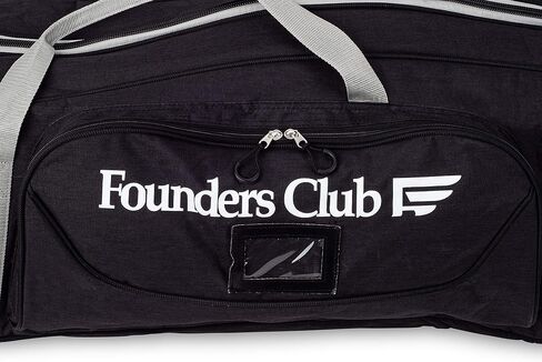 حقيبة سفر من Founders Club Golf بغطاء للسفر لنوادي الجولف مع غطاء صلب من مادة ABS in Saudi Arabia