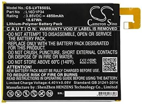 XSP 4850mAh Replacement Battery for Lenovo Tab 4, Tab4, TB-8504F Part NO L16D1P34 Parts Battery Batteries in Saudi Arabia